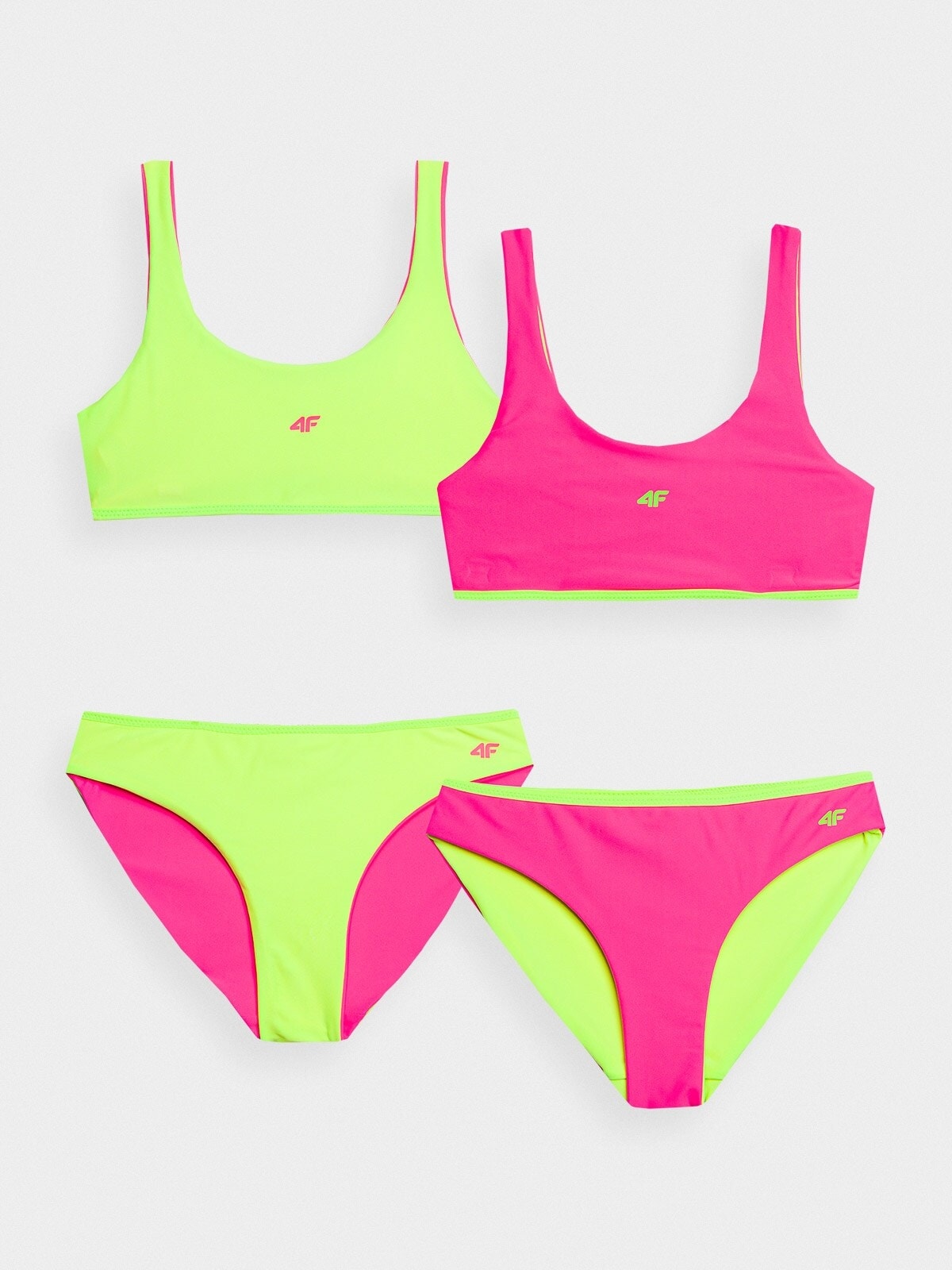 Girls' two-piece swimwear | 4F: Sportswear and shoes
