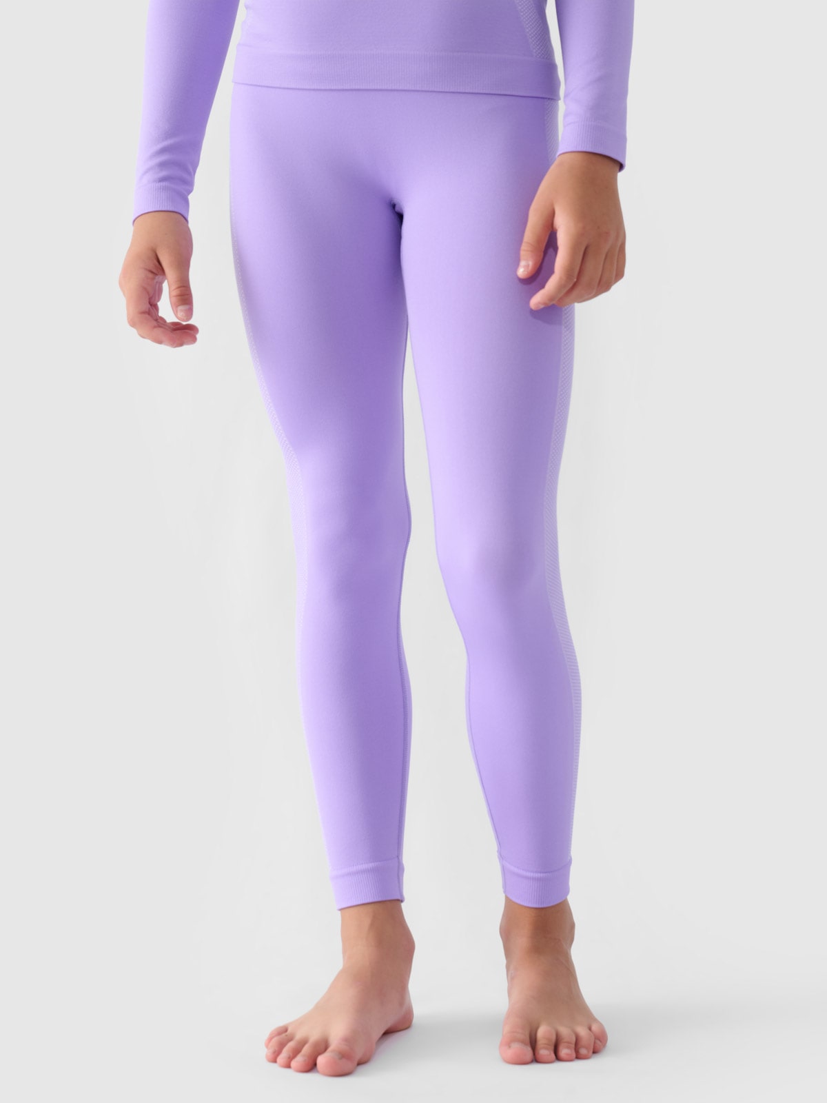 ファッション Girl's seamless thermal underwear set - purple | 4F Clothing