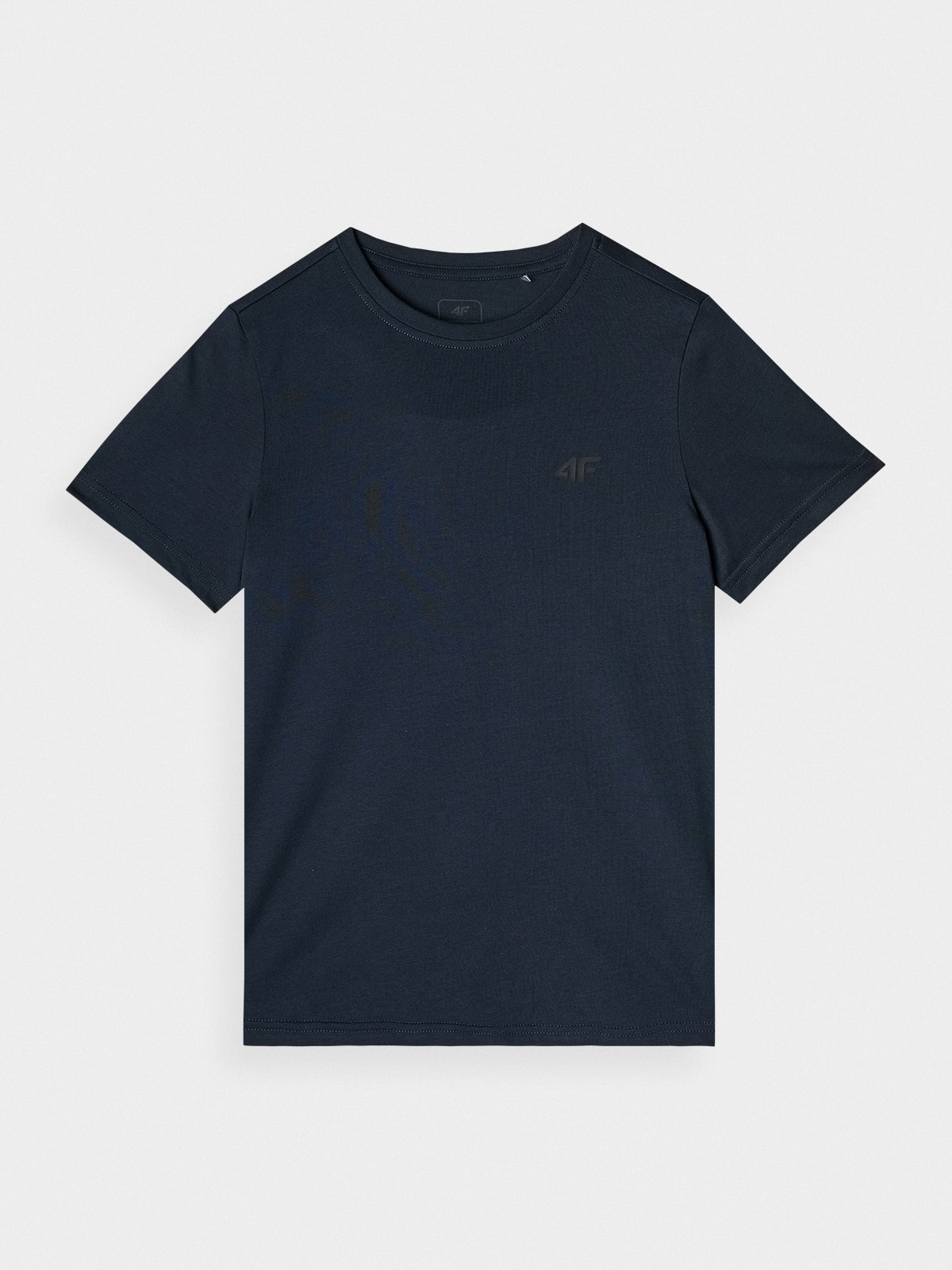 Boy's plain T-shirt - navy blue | 4F: Sportswear and shoes