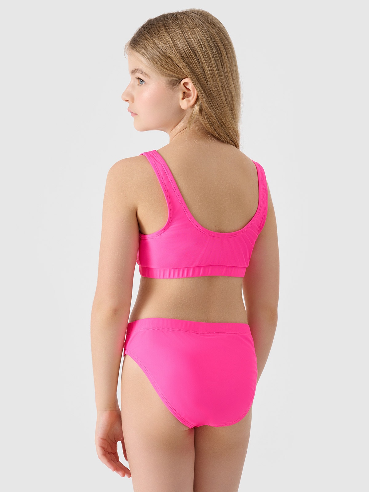 Girl's two-piece swimsuit - fuchsia | 4F: Sportswear and shoes