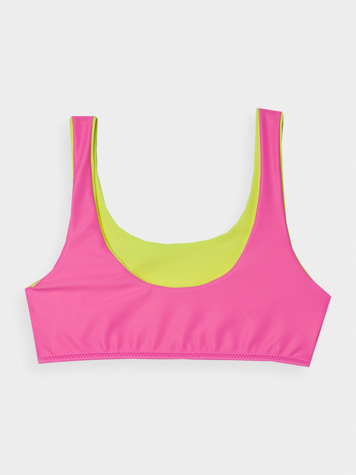 Girl's two-piece swimsuit - green/pink | 4F: Sportswear and