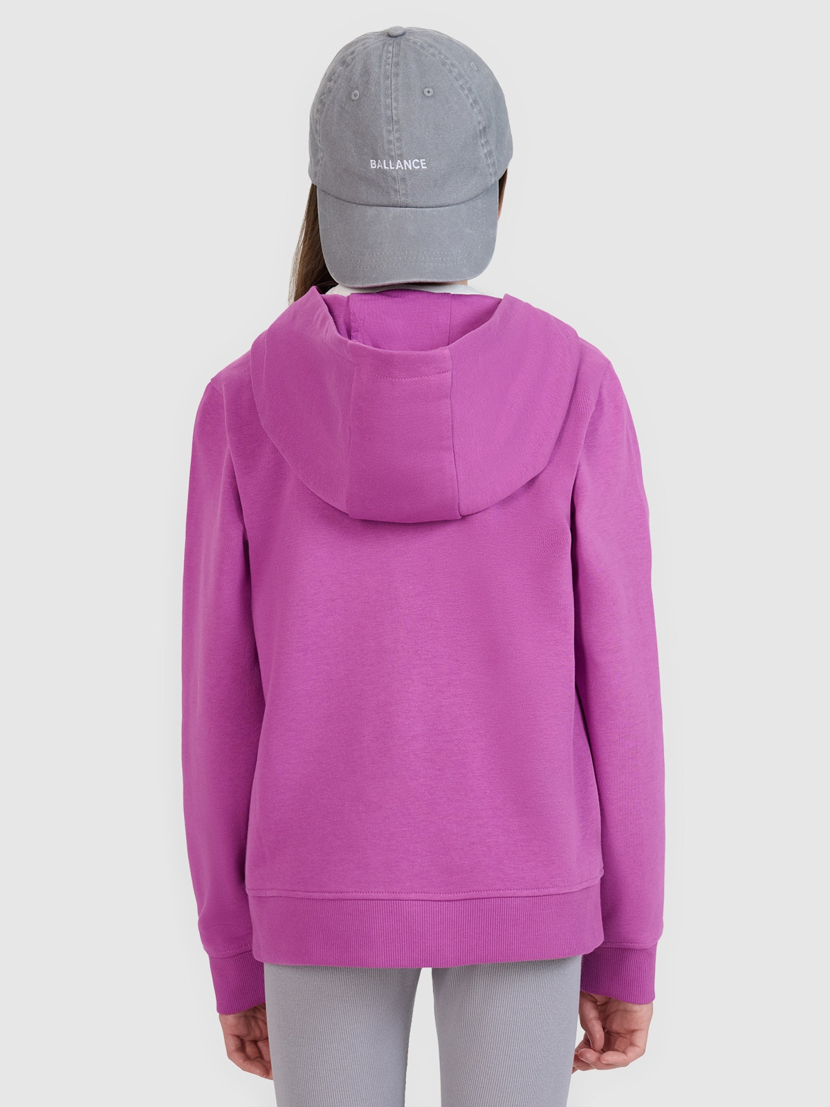 パーカー・フーディ HUECLOSET Dart Hood Zip Up SE215 Girl's zip-up sweatshirt with hood - purple | 4F: Sportswear
