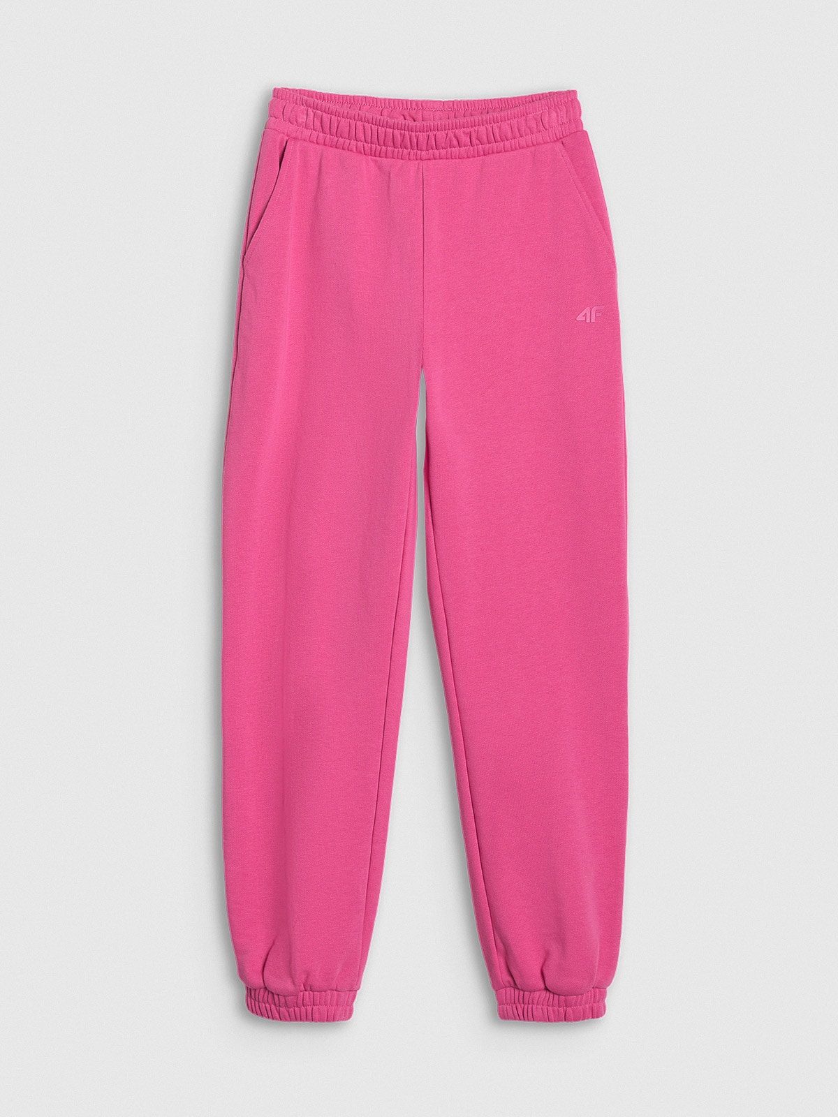 Girl's joggers sweatpants - pink | 4F: Sportswear and shoes