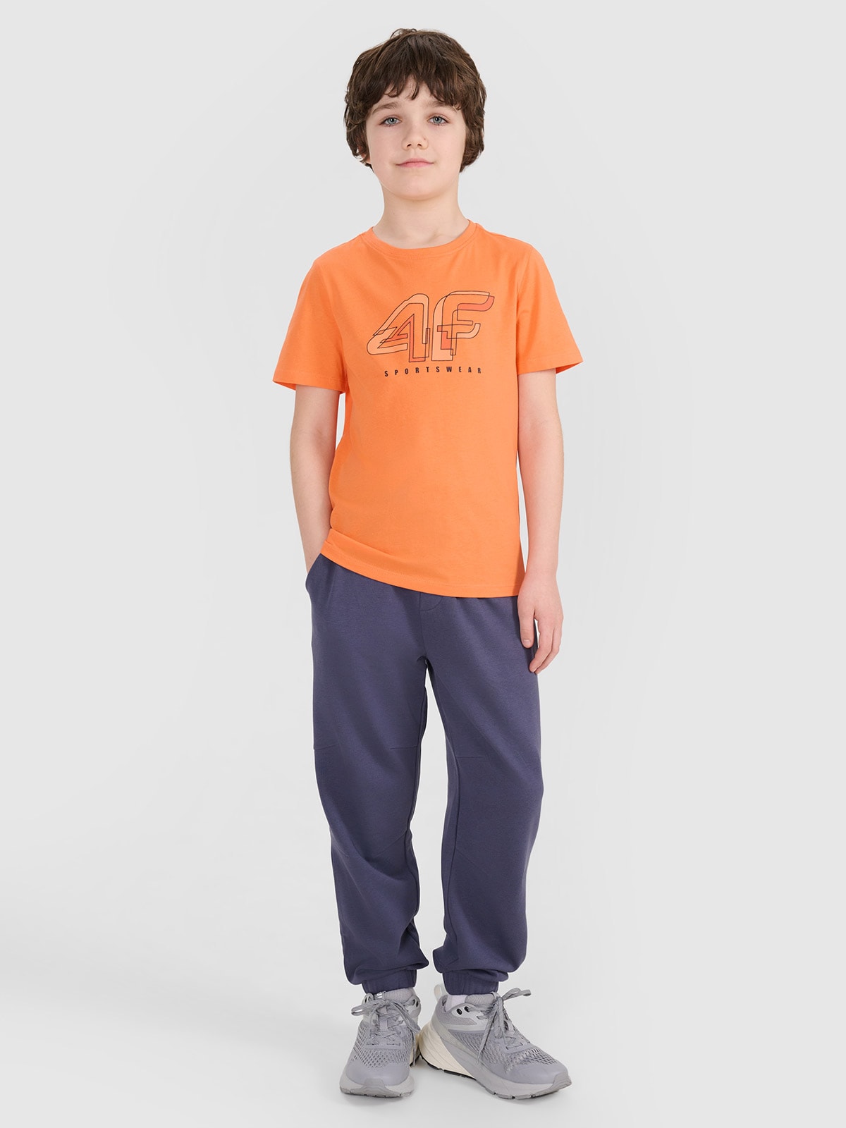 Boy's joggers sweatpants - grey | 4F: Sportswear and shoes