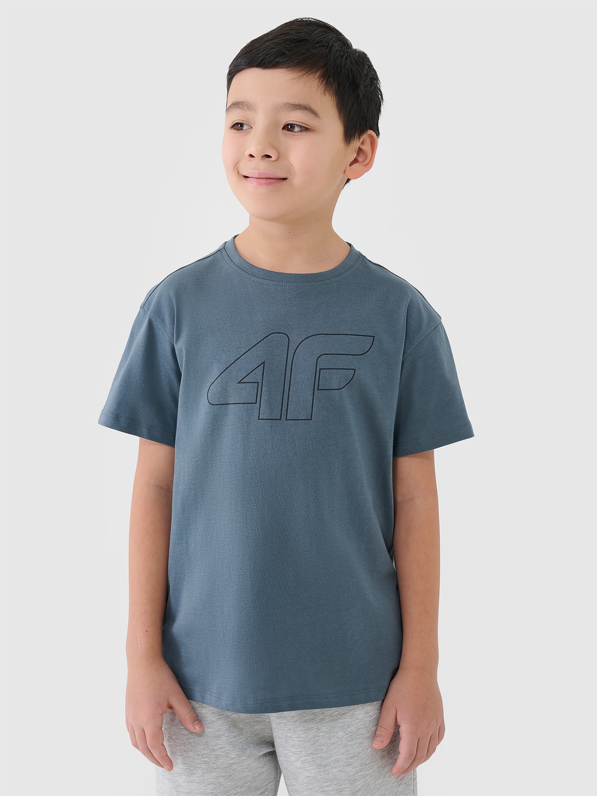 TURQUOISE PATTERNED T-SHIRT, CHILD TURQUOISE PATTERNED T-SHIRT, CHILD