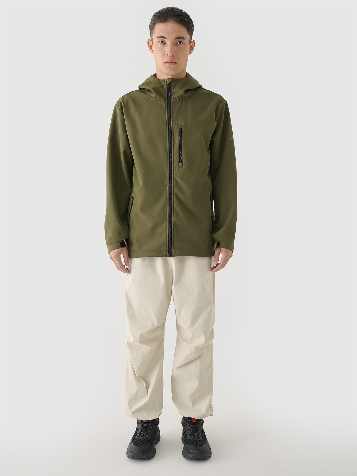 マニプリ Kurtka softshell wiatroodporna membrana 8000 męska - czarna