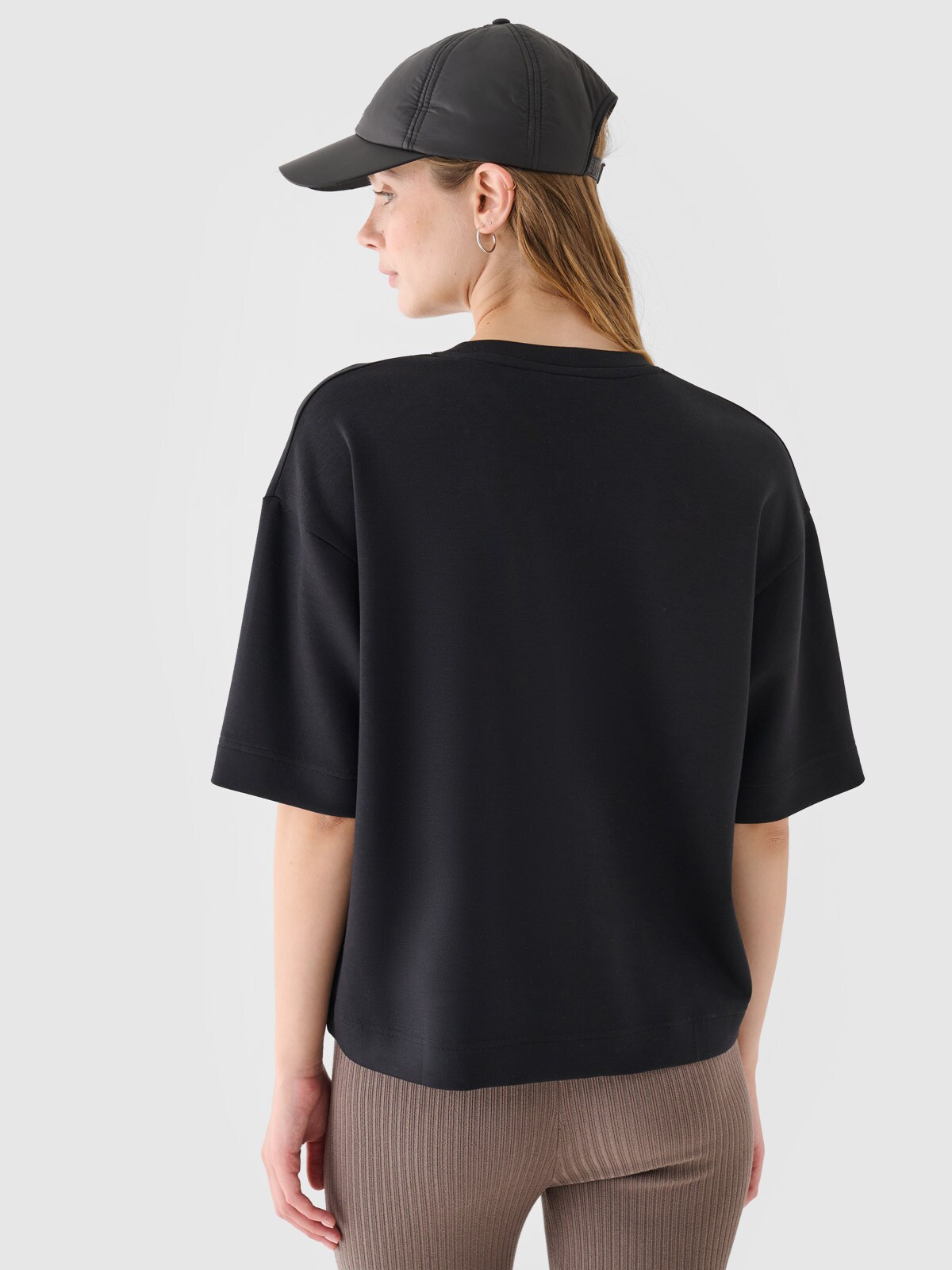◎NEITHERS◎ BASIC SS TSHIRT FOR WOMEN BLACK NEB3MWTS101BK new-balance-sport-essentials-t