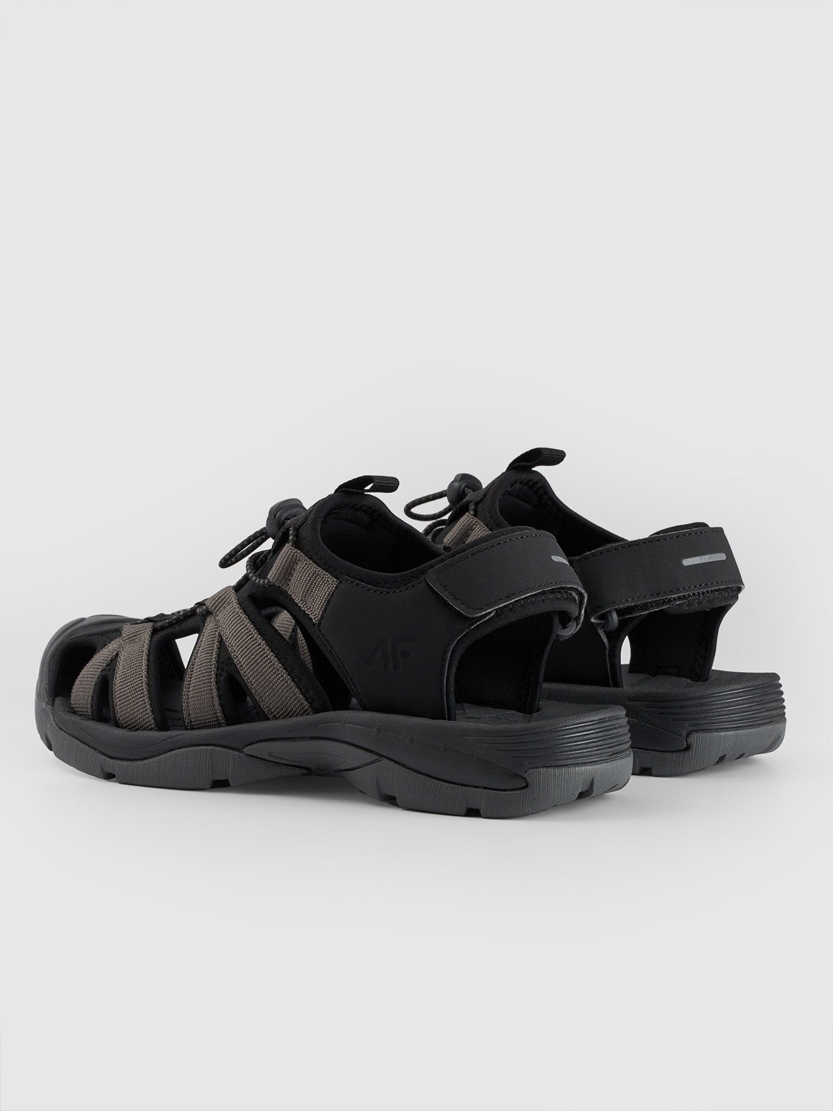 【000081】2002 S&S MEN'S COLLECTION Men's covered-toe sandals - grey | 4F: Sportswear and shoes