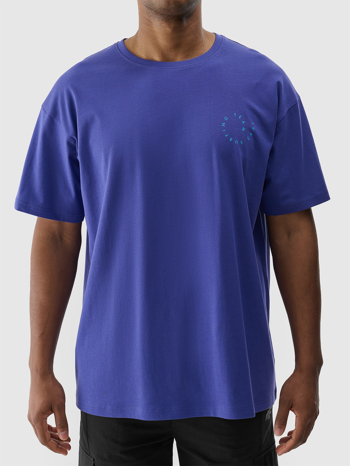 Tシャツ・カットソー ICEBERG Men T-shirt Blue F0116318 6479 Mens T-Shirts and Polo with Cartoon Graphics | ICEBERG
