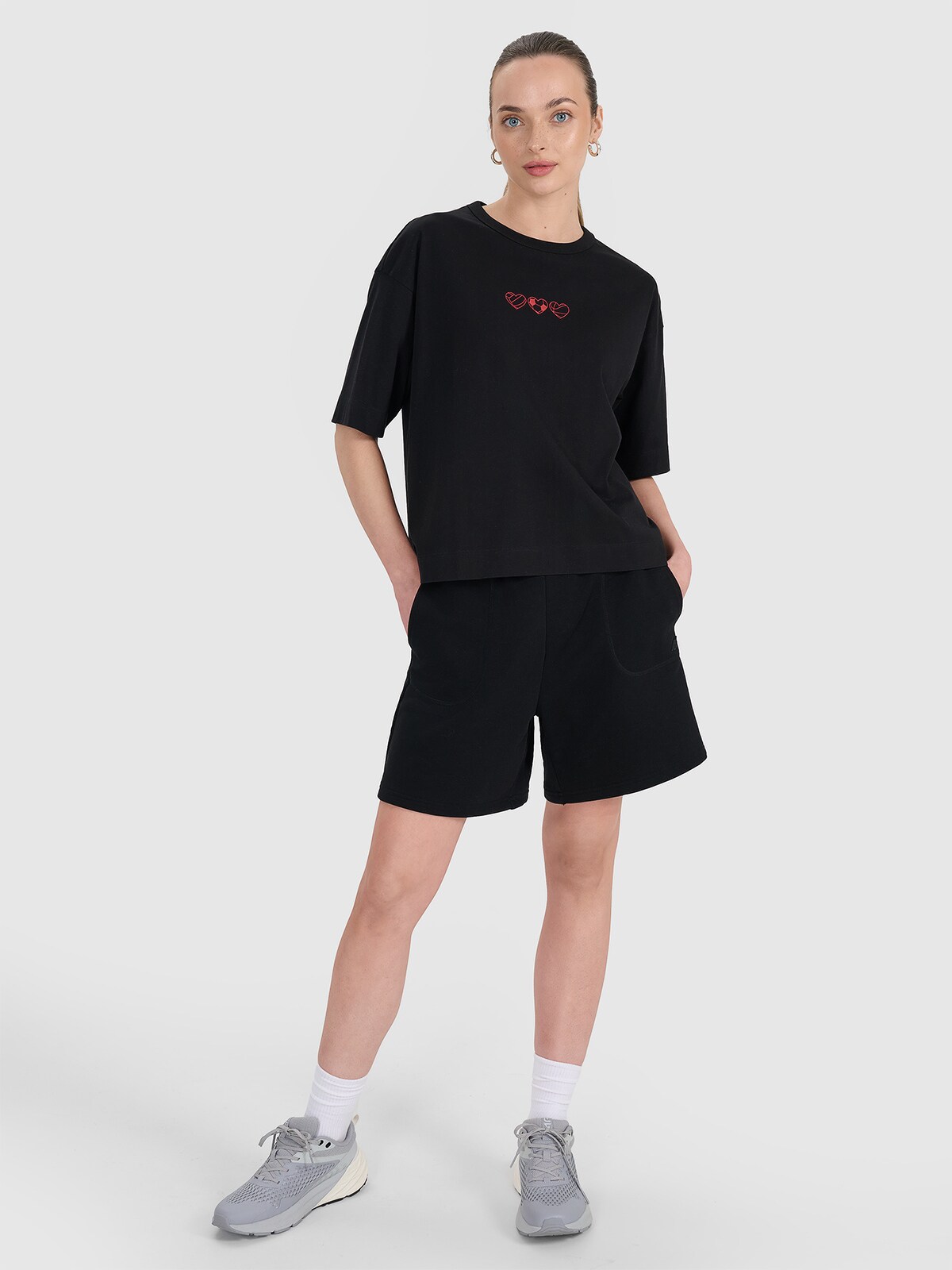 Tシャツ・カットソー AMI Women Tops FTP321SE0008 001 BLACK Rozetka.pl | T-shirt damski basic GAP 268820-11 S Czarny