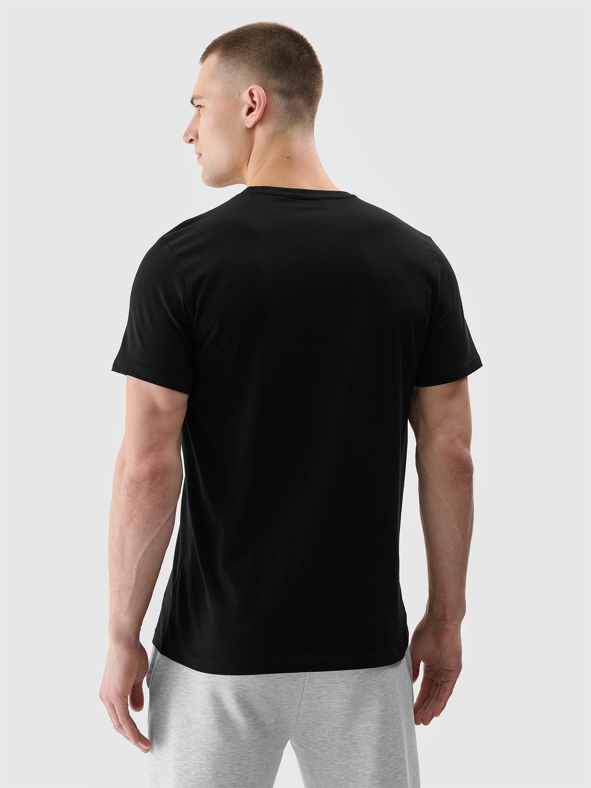 4F x Drift Masters unisex regular T-shirt with print - black