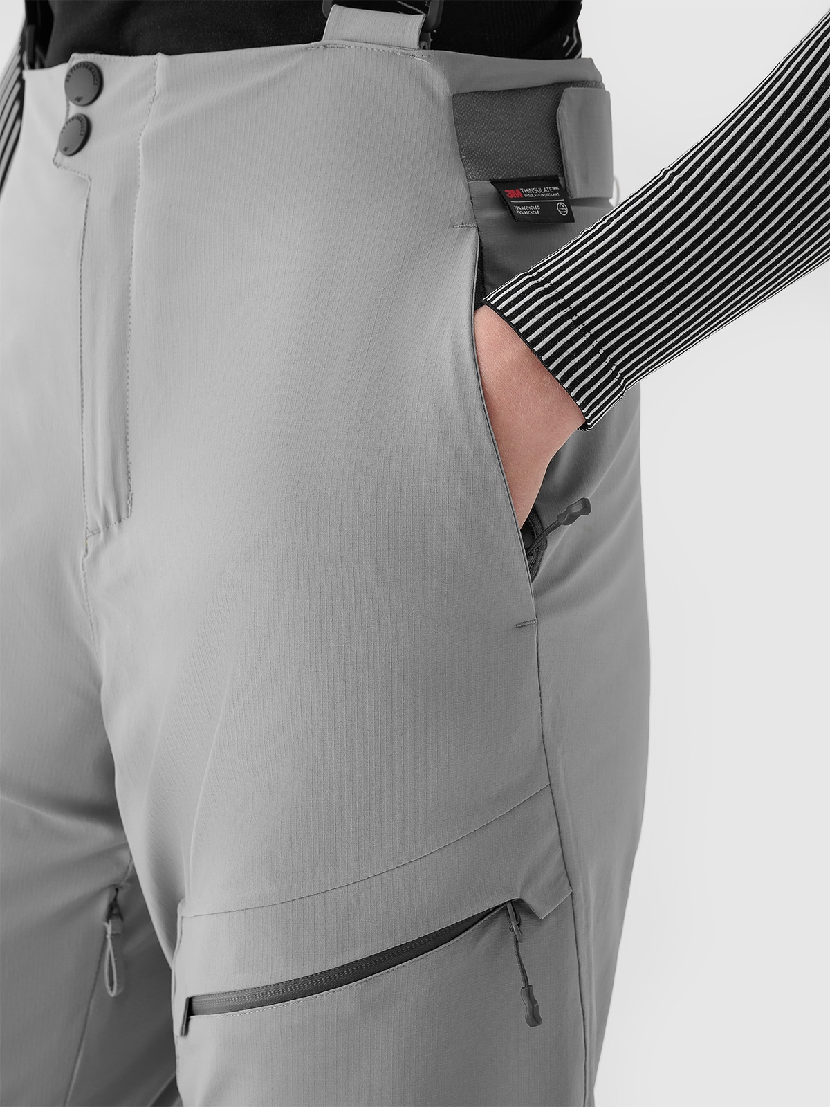 Ski pants membrane 15000 women - gray | 4F: Sportswear and shoes