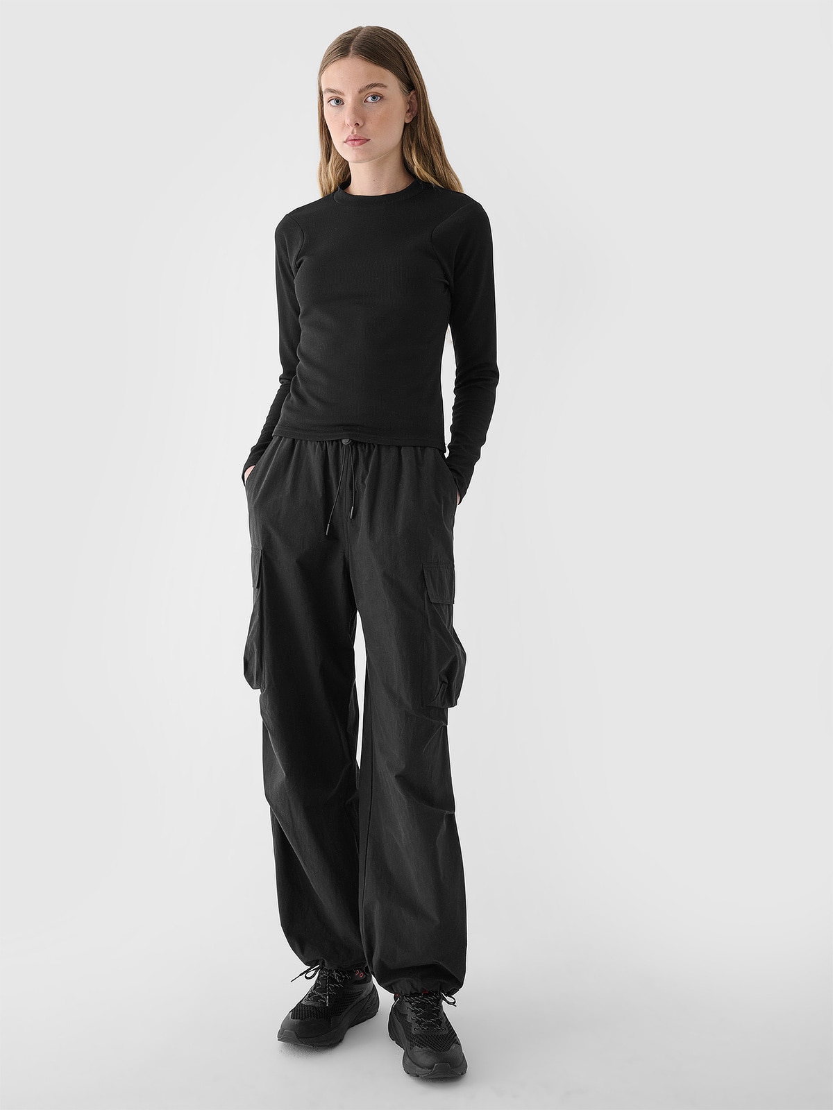 Sheen Cuffed Pants | GUESS Canada