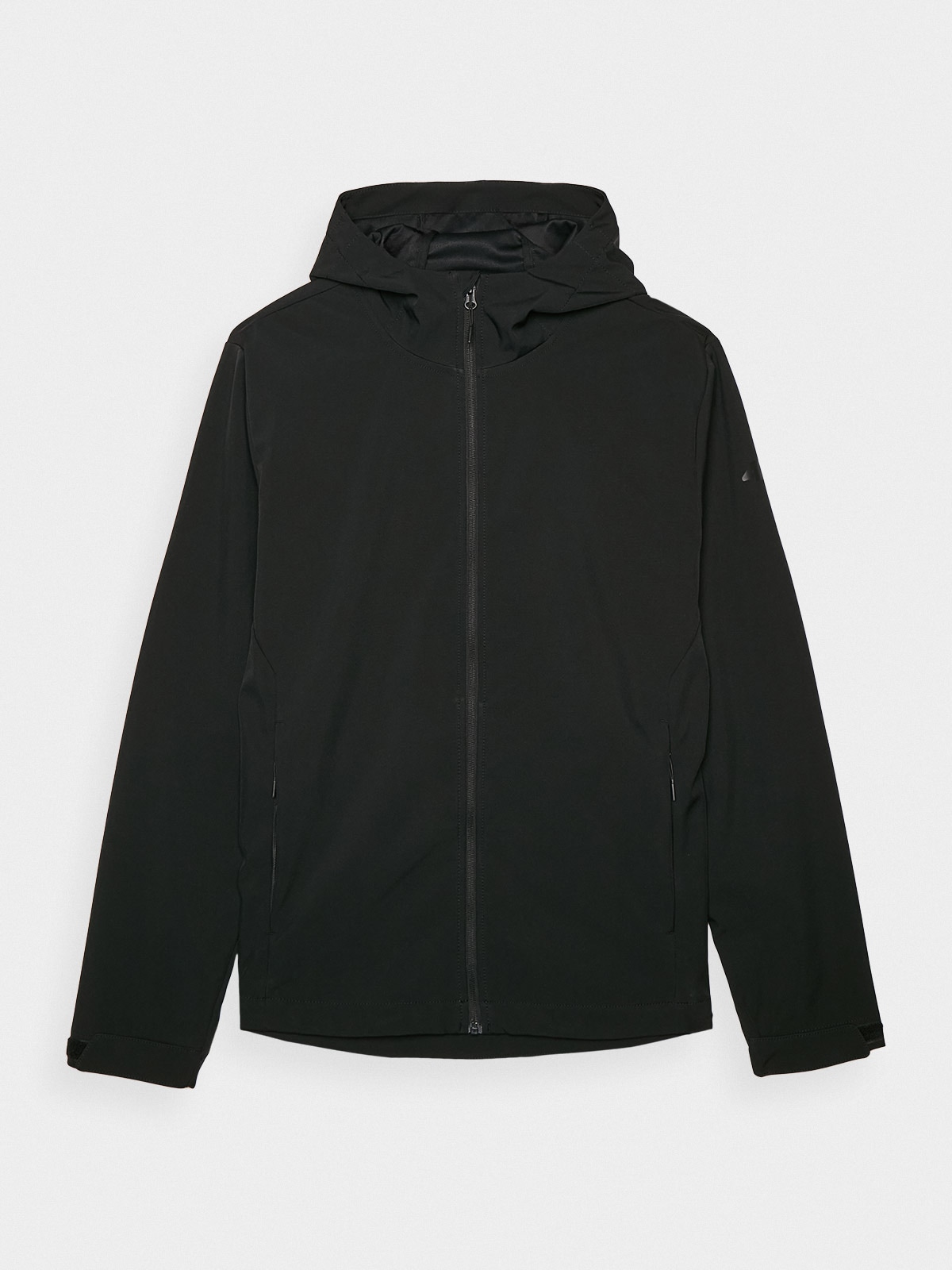 Men's windproof softshell jacket 5000 membrane - black | 4F