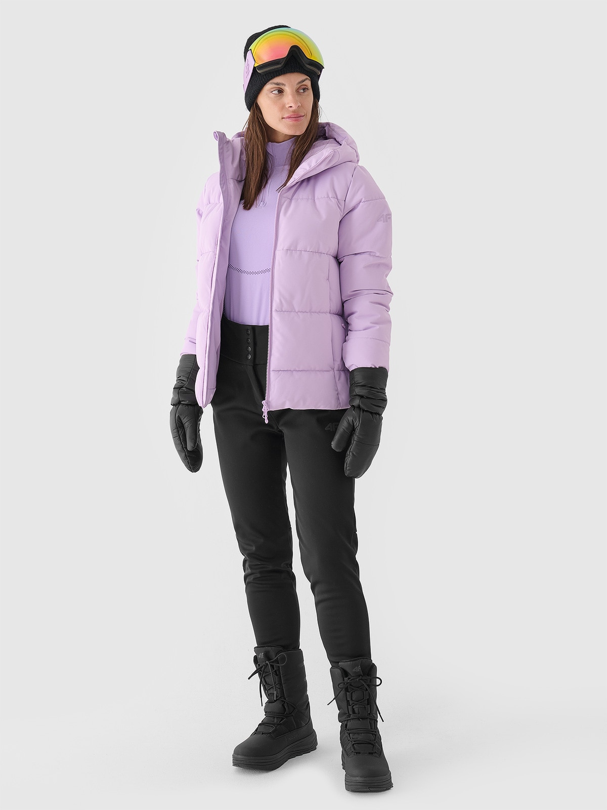 Women's NeoDry 5000 membrane ski jacket - purple | 4F