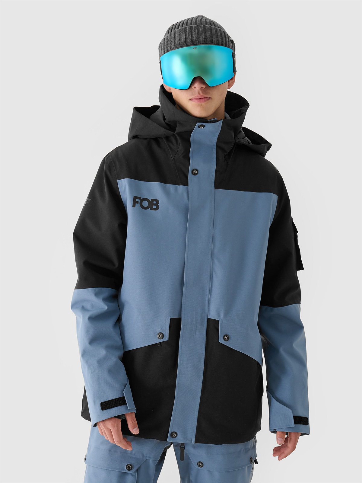 【中古】 snowboard membrane 10000 Men's jacket 4F | blue - Clothing