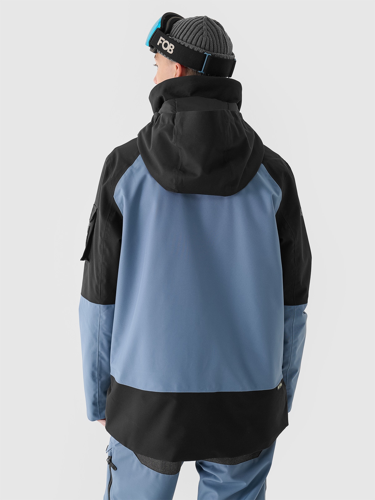 Men's 10000 membrane snowboard jacket - blue | 4F