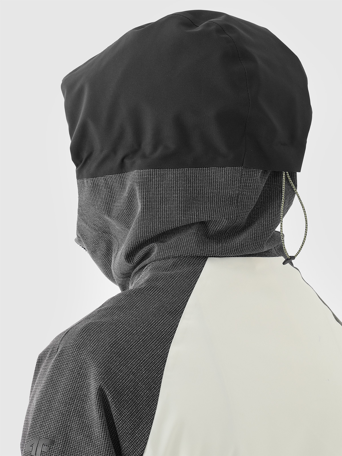 Men's 10000 membrane snowboard jacket - white | 4F