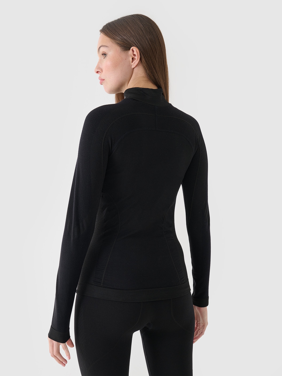 Women's seamless thermal underwear with Merino wool (top