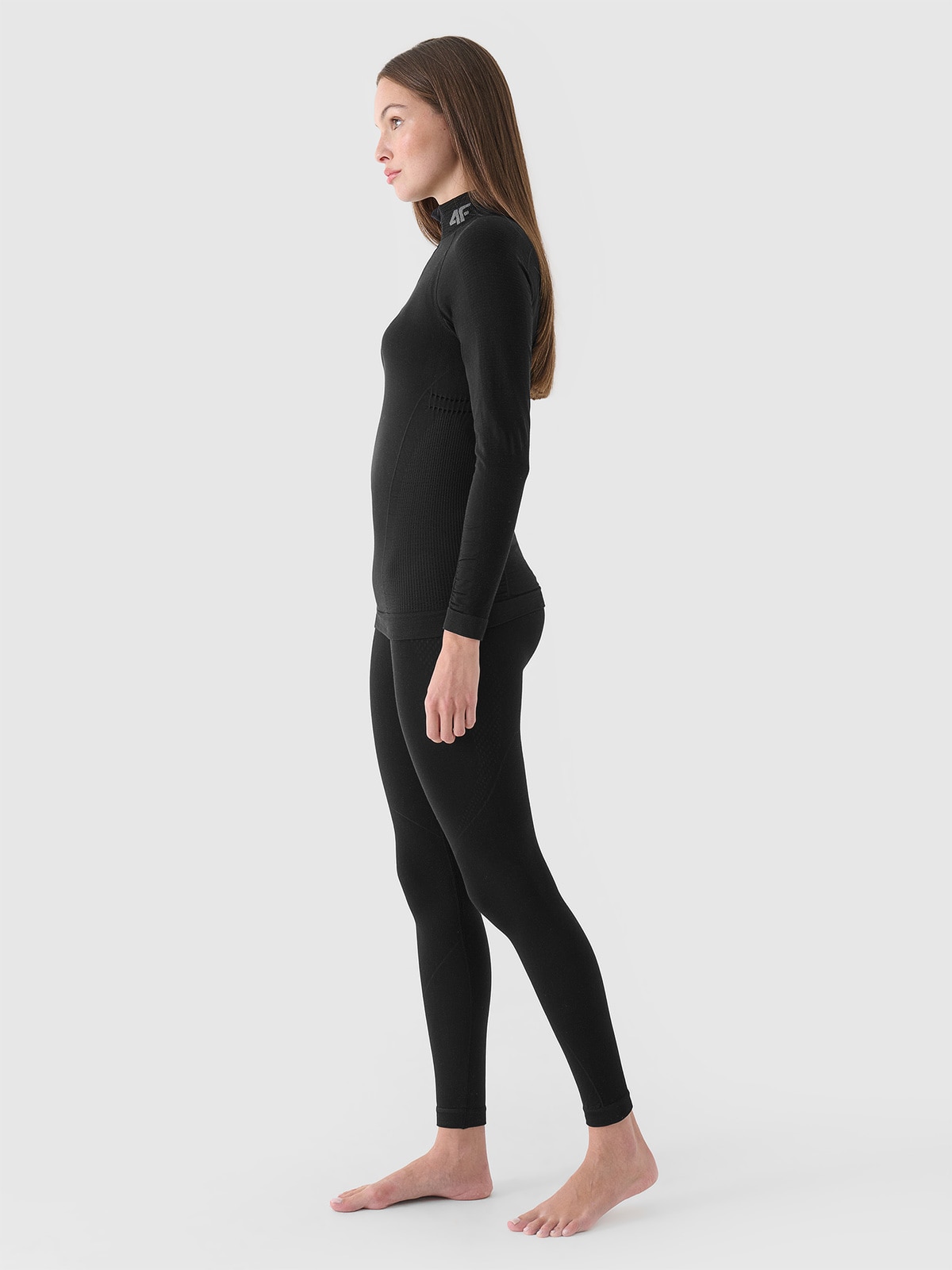 Women's seamless thermal underwear with Merino wool (top