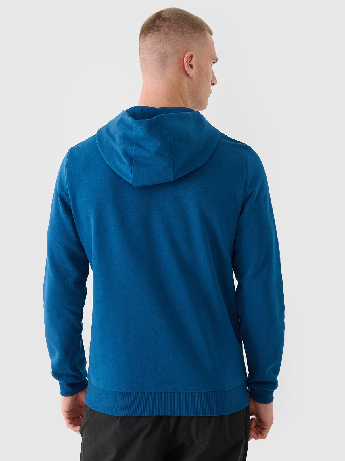 huwasa様 Bluza dresowa nierozpinana z kapturem damska - różowa | 4F