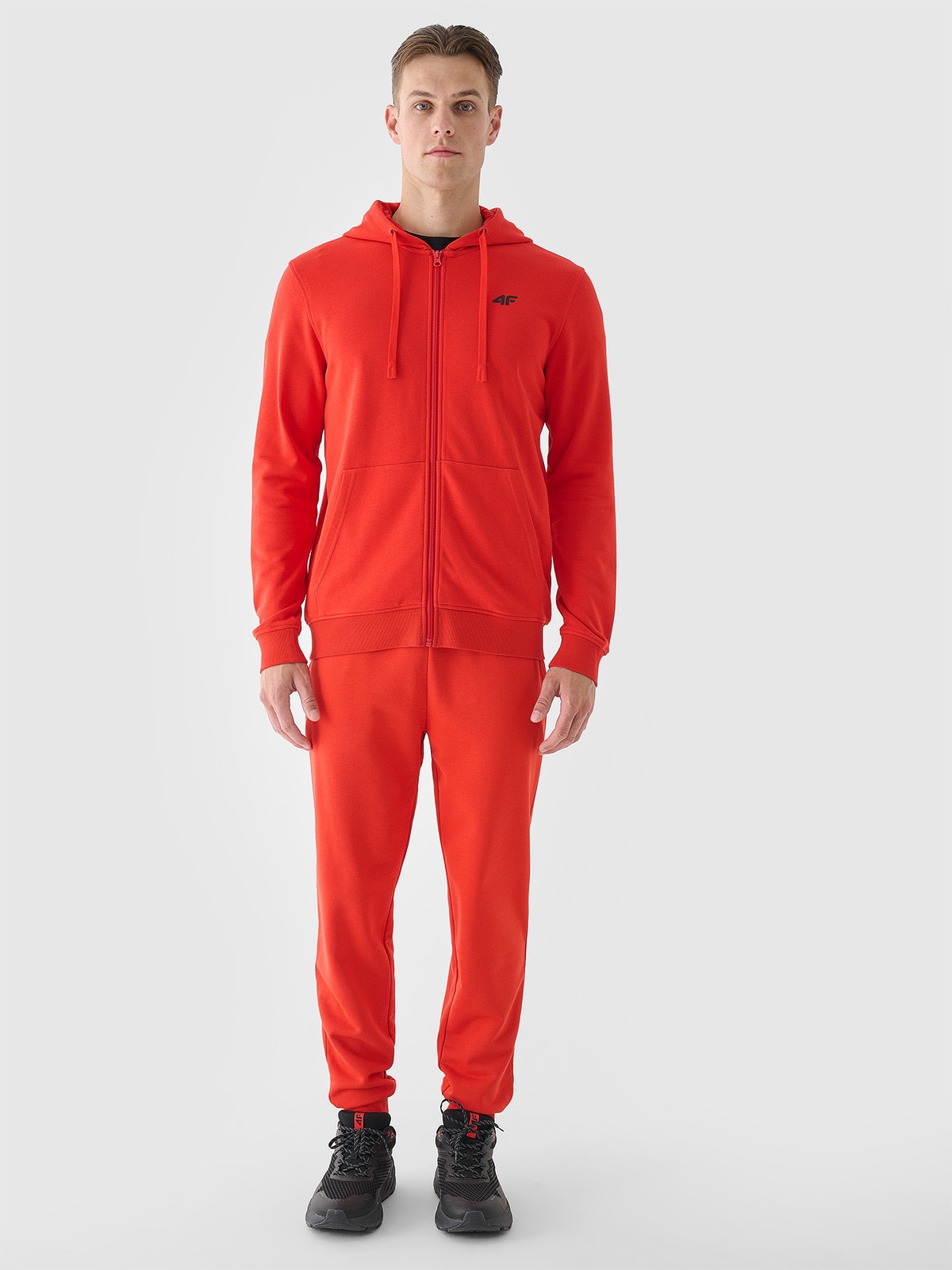 Men's joggers sweatpants - orange