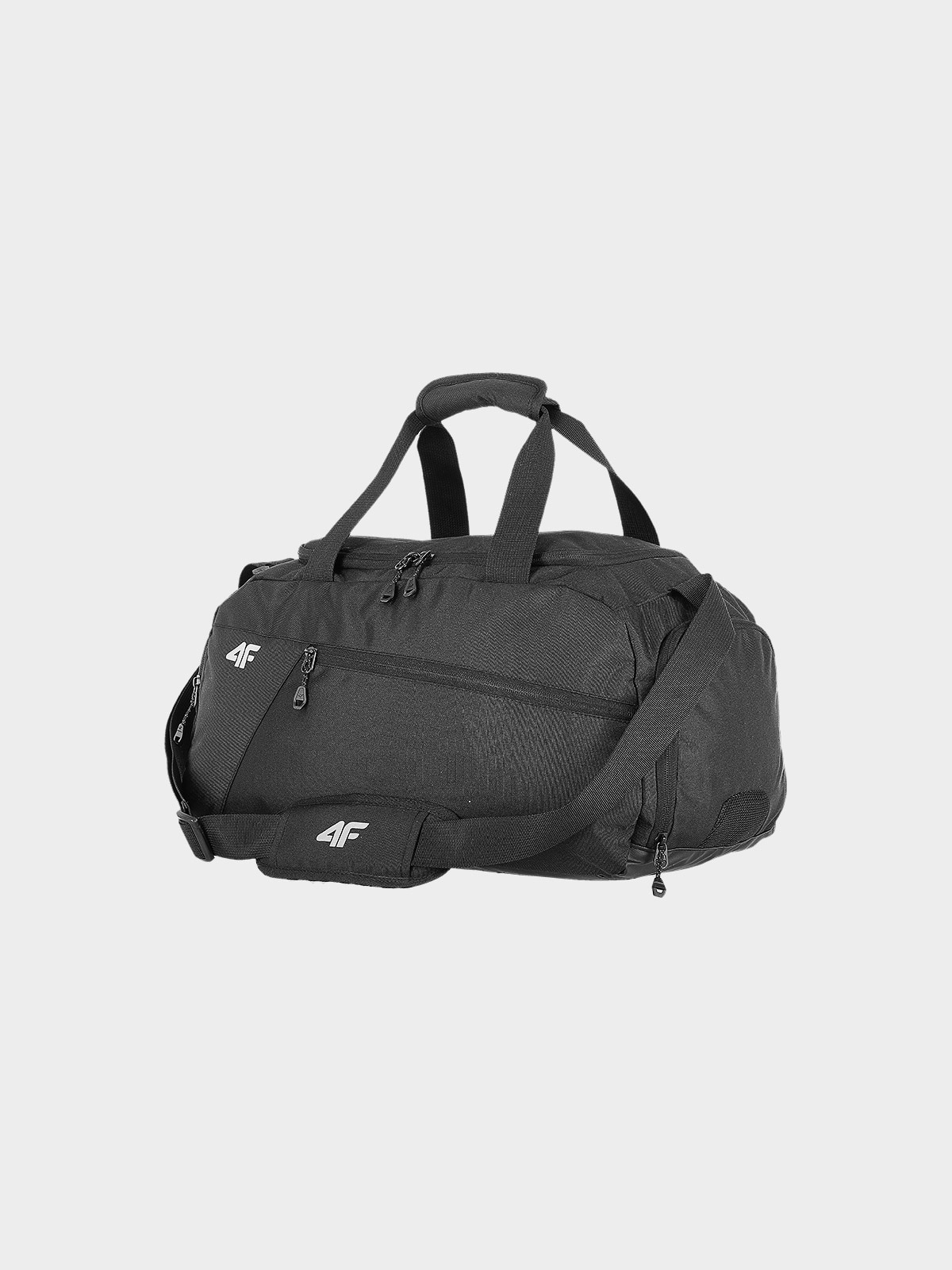 Sports bag (28 L) with shoe pocket - black | 4F: Sportswear
