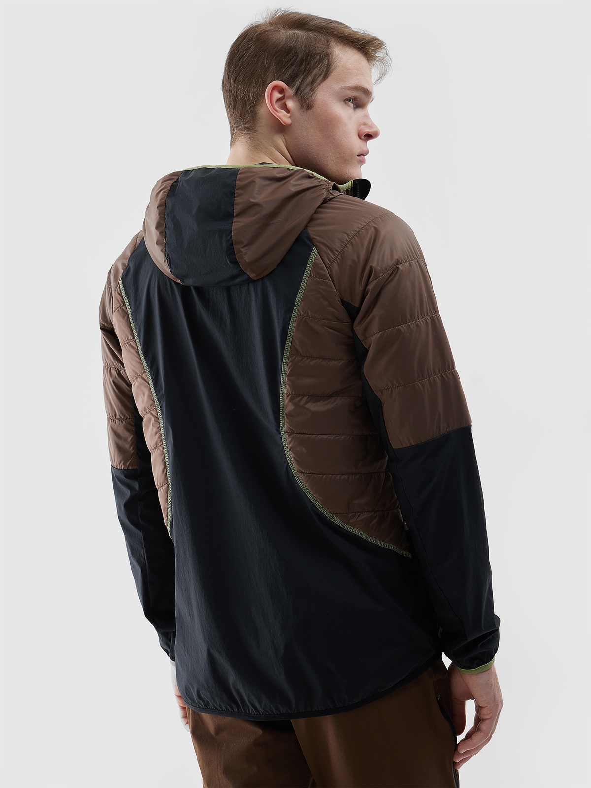 Men's Primaloft Black Insulation Eco down trekking jacket