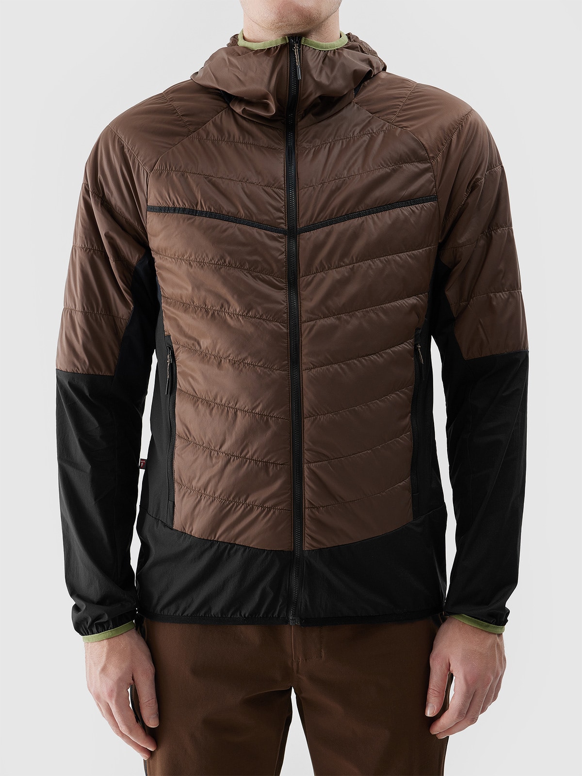 Men's Primaloft Black Insulation Eco down trekking jacket