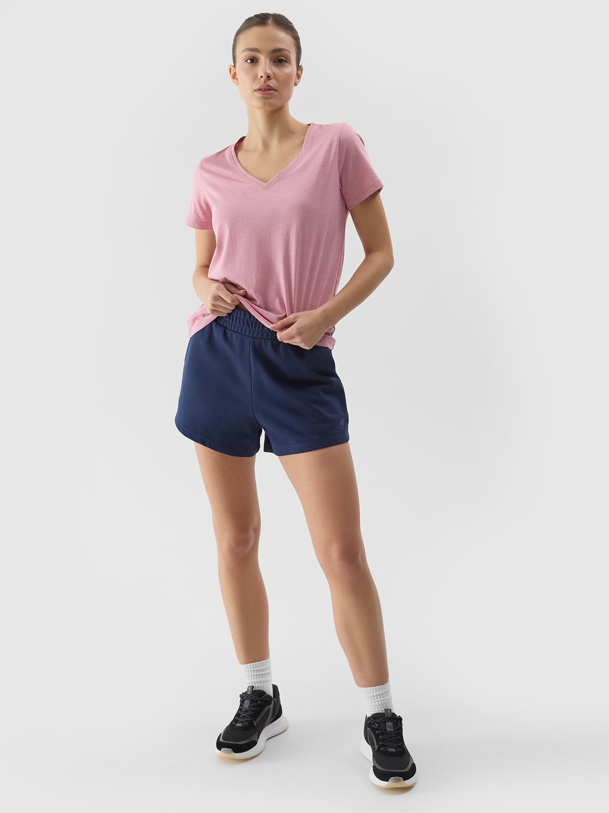 【関税&送料込】Autry Sweatshirt Shorts Mens Lounge Shorts with Pockets Knit Terry Cloth(Marled