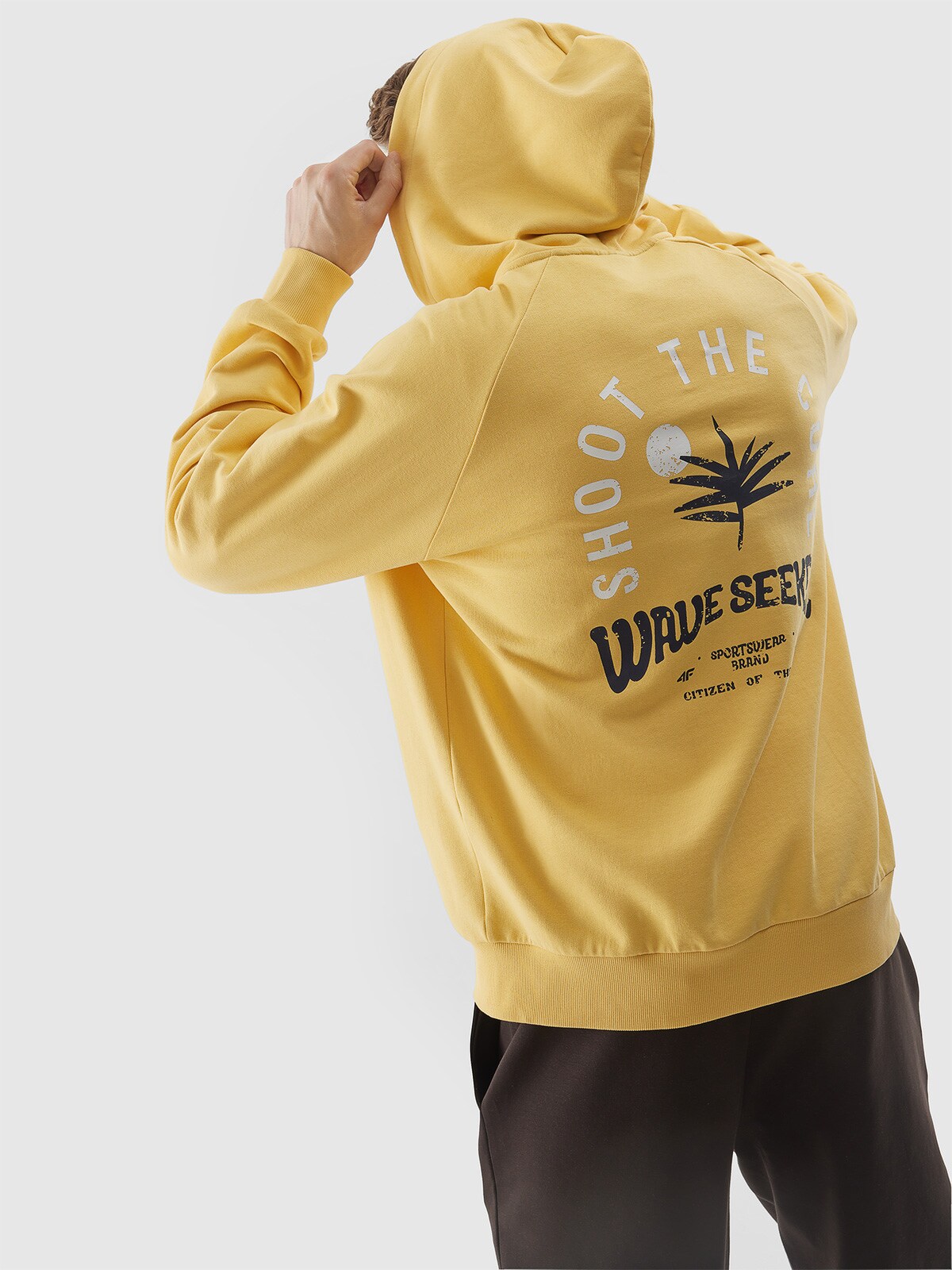 パーカー・フーディ LMC LMC THORNS DISTRESSED EDGE HOODIE yellow 0LM21FHD103YLW ☆LMC☆ LMC THORNS DISTRESSED EDGE HOODIE yellow (LMC