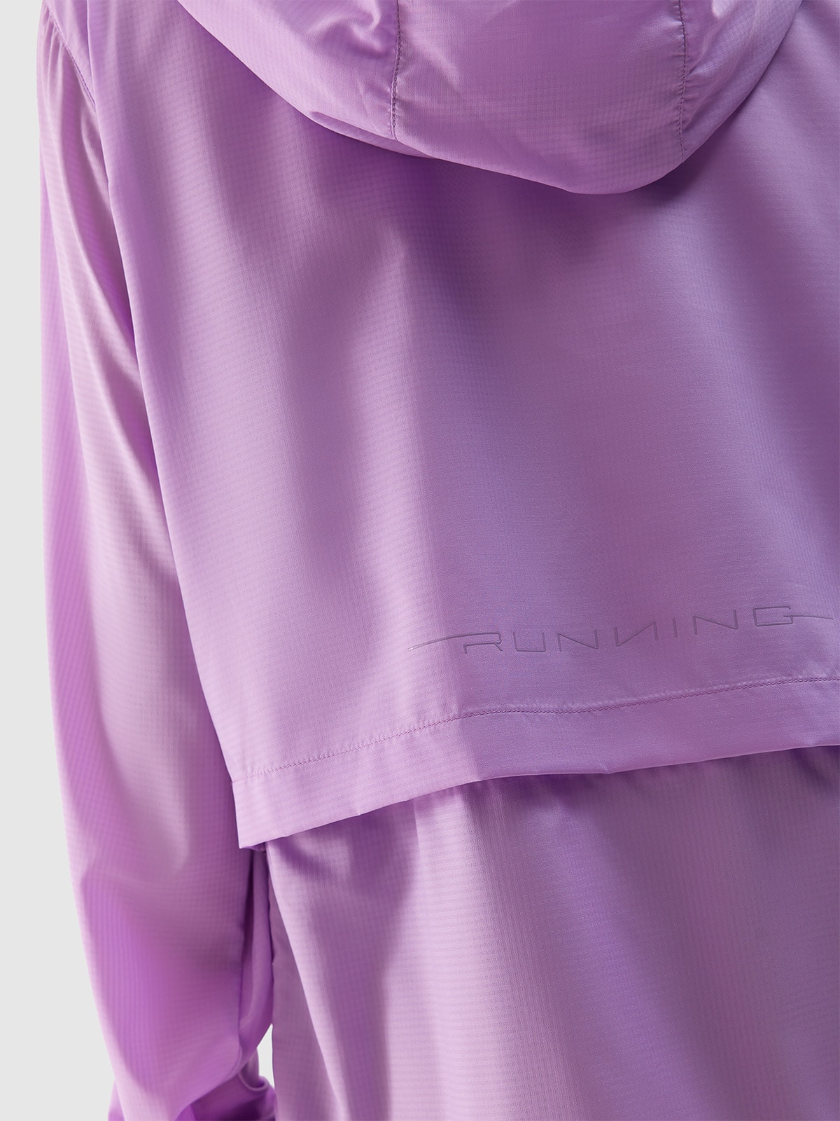 Women's quick-drying running jacket - purple | 4F