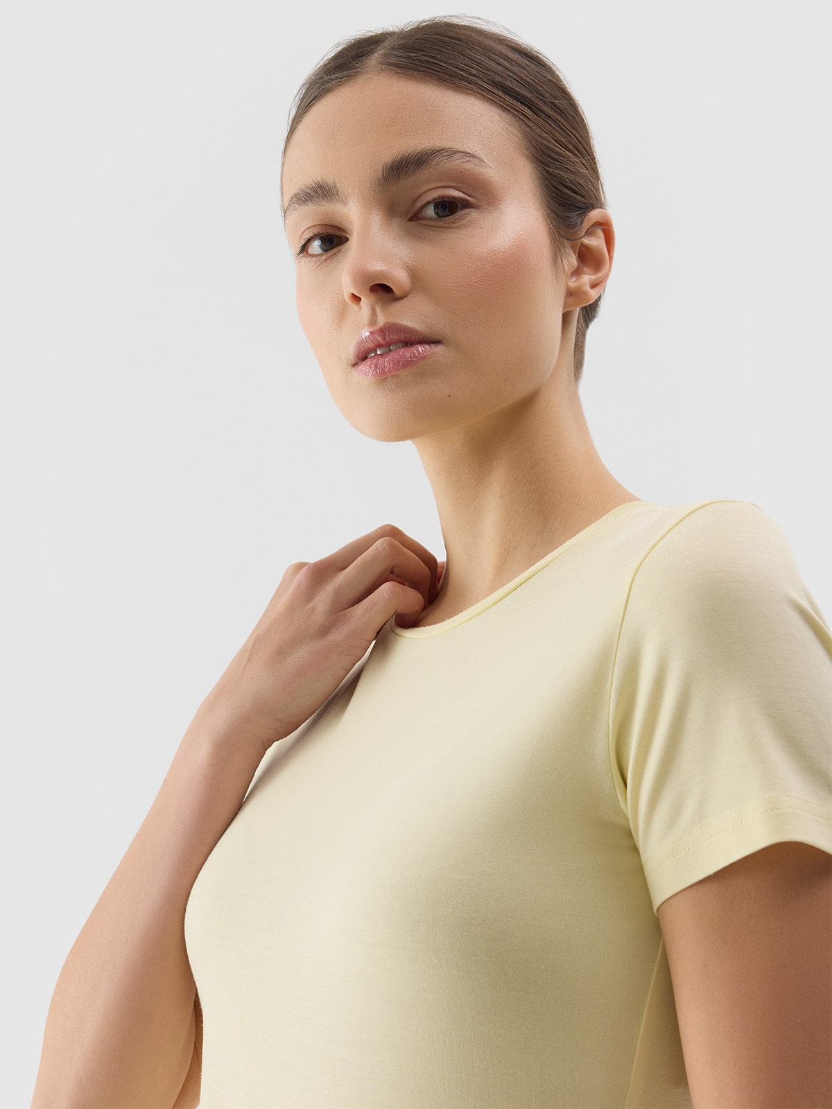 Plain t-shirt color yellow best sale