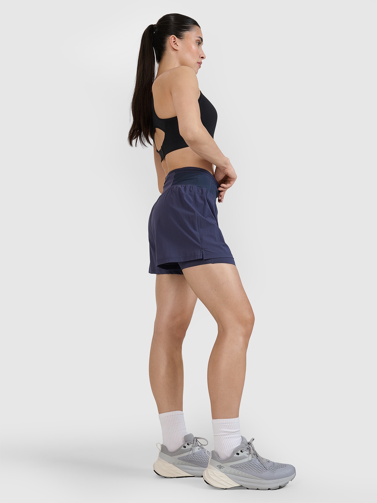 【HI FI FNK】21ss★ Classic Wool Striped Shorts SHORTS FNK | 4F: Sportswear and shoes