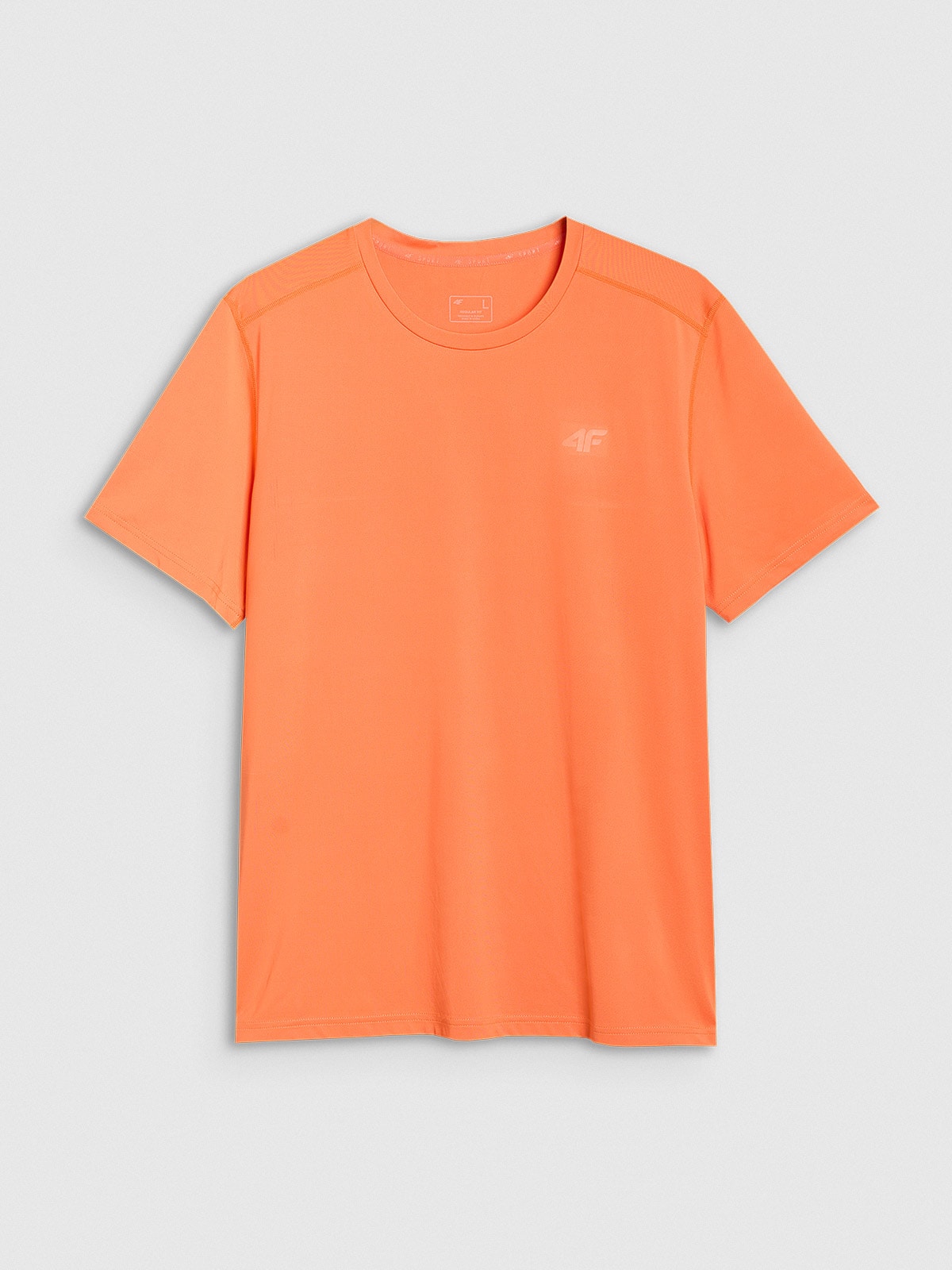 “Scotch & Soda” ガーメントダイアートワークTシャツ Orange Men's Quick Dry Training T-shirt - Orange | 4F: Sportswear