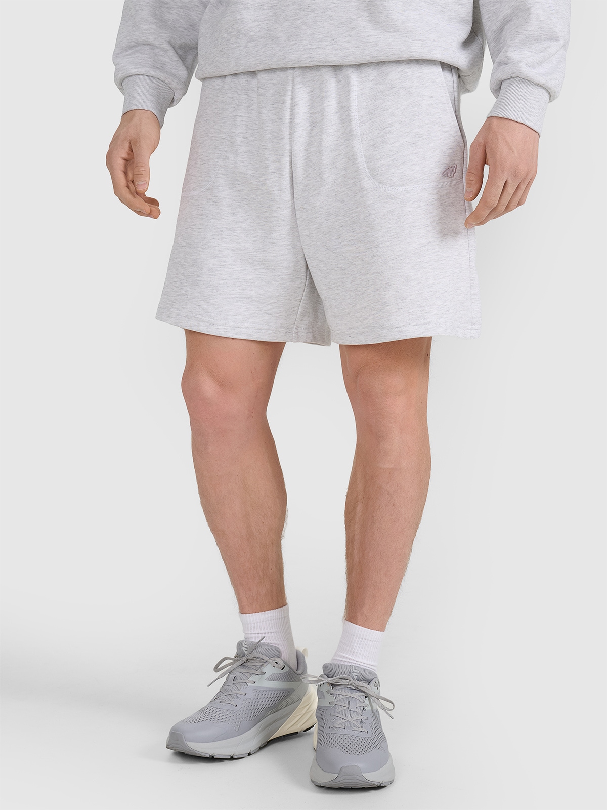 Unisex sweat shorts - grey | 4F: Sportswear and shoes