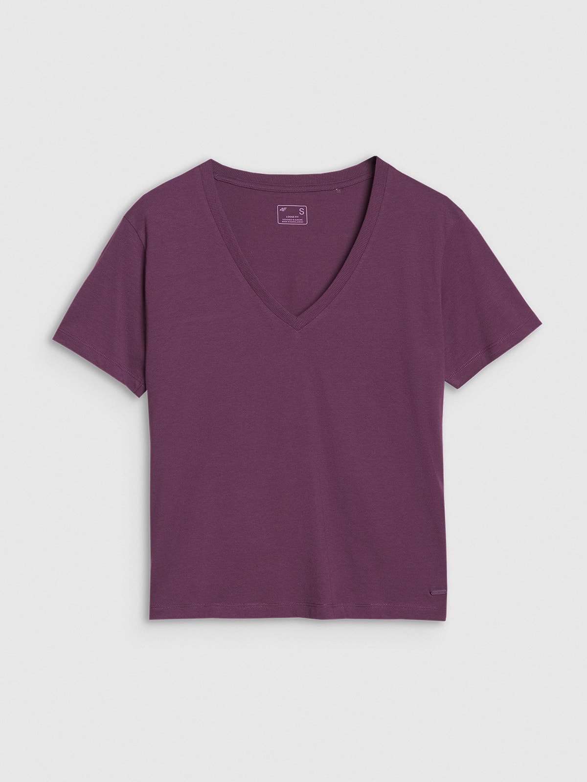 【PURPLE BLAND】スラブTシャツ 半袖 Women's oversized modal t-shirt - purple | 4F: Sportswear