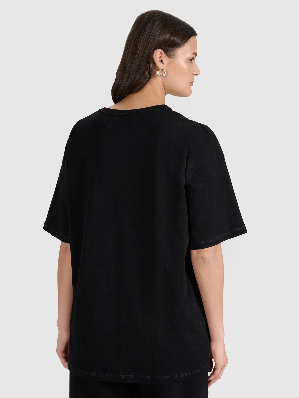 Tシャツ・カットソー nanushka Black satin Besia t-shirt (NW24FWTP34500 BLACK) Besia - Belted Crinkled-Satin Top - Black – Nanushka