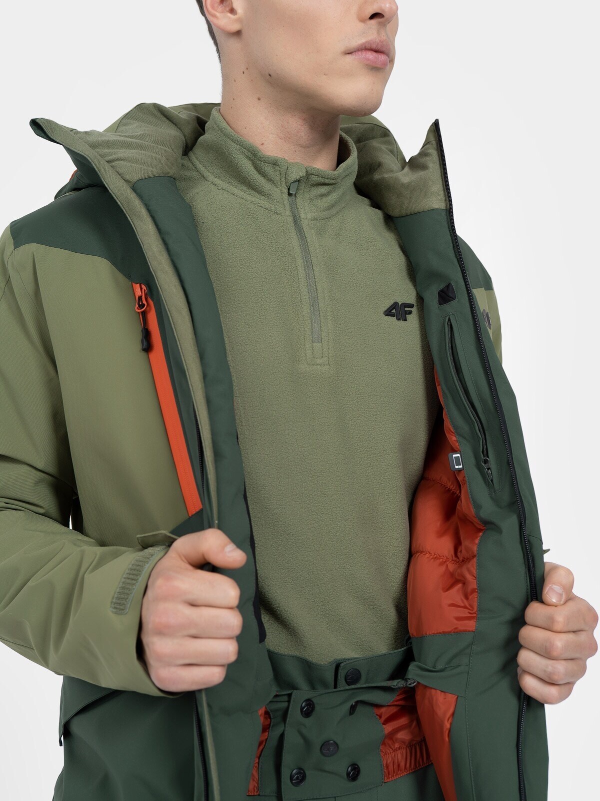 Men's ski jacket 10,000 membrane | 4F: Sportswear and shoes