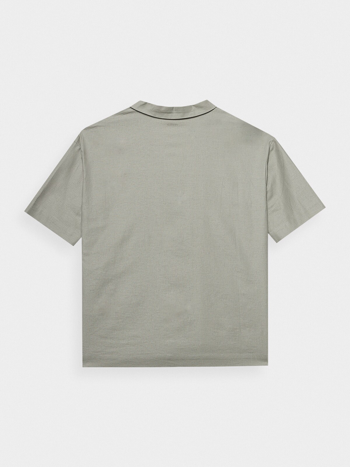 【IONSEOUL】S Linen Check Half Shirt 4JH207 THE OTHER SIDE
