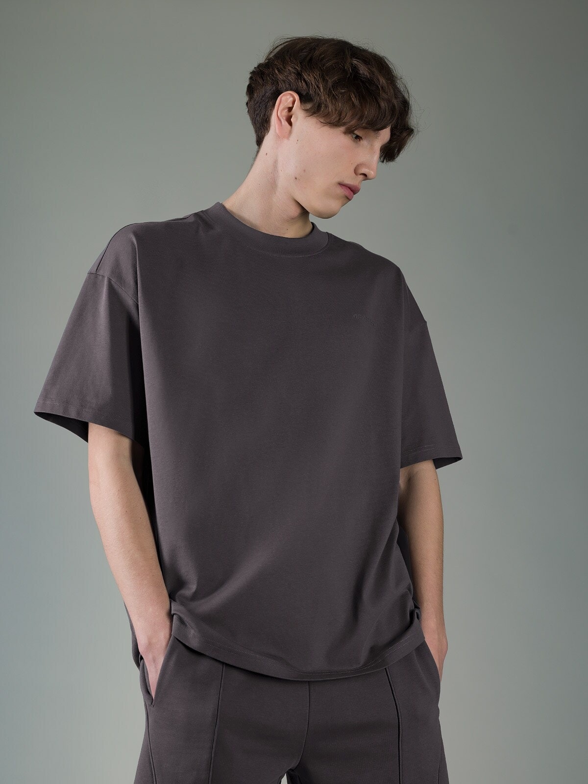 T-shirt oversize z bawełny organicznej męski 4F x Robert