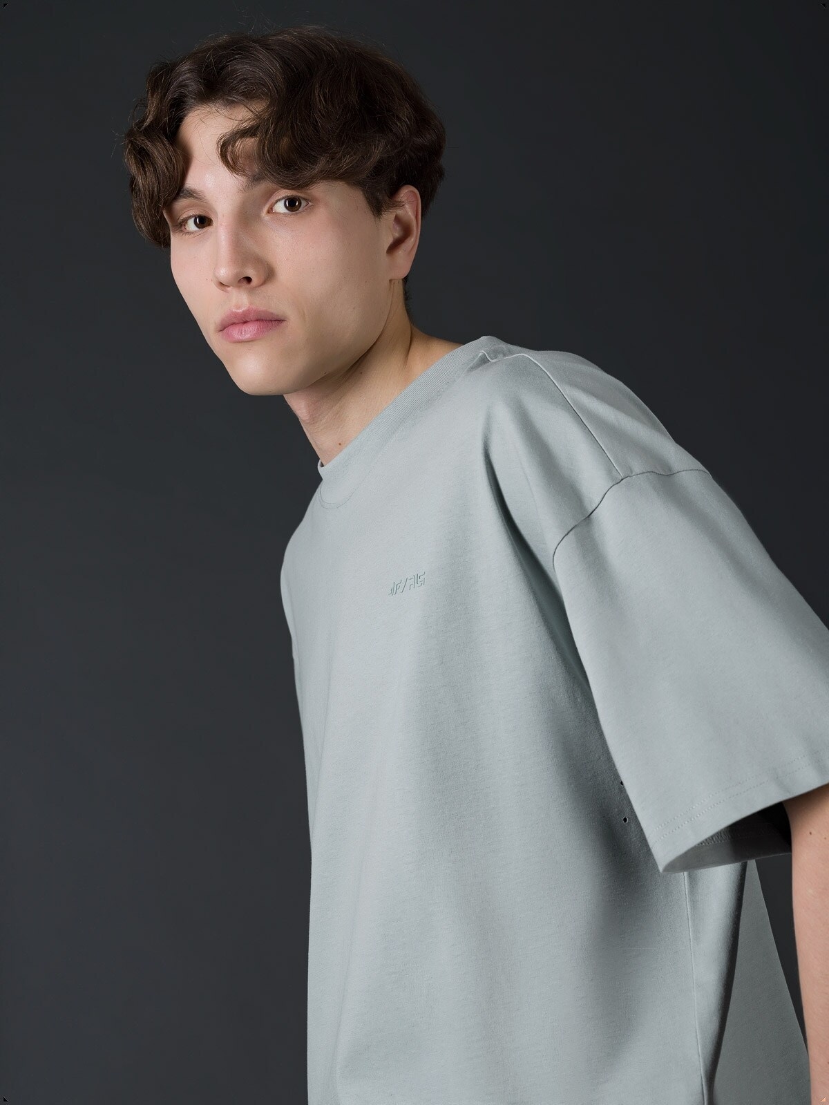 T-shirt oversize z bawełny organicznej męski 4F x Robert