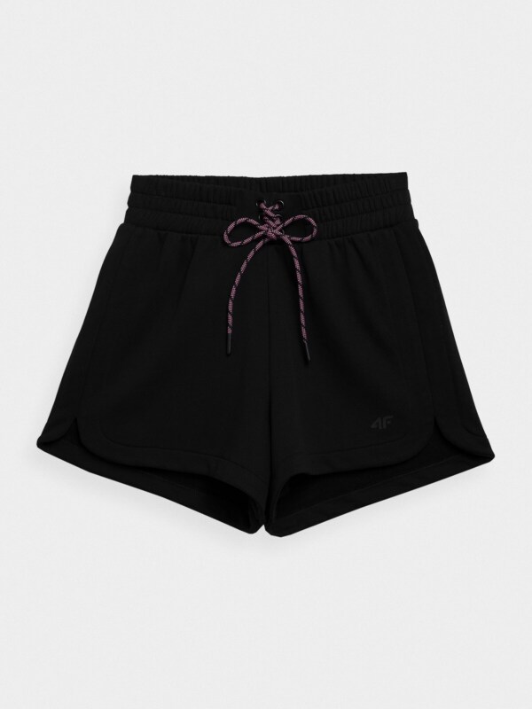 Black sweat shorts womens online