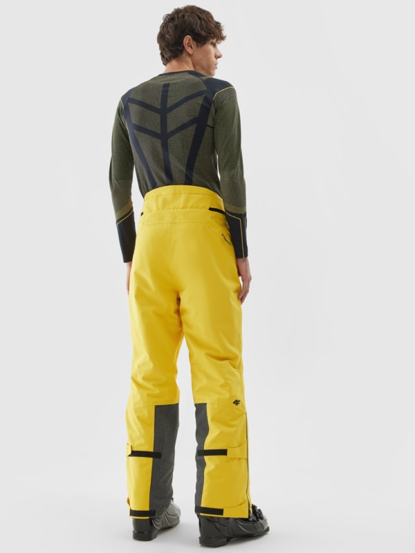 Mens yellow ski pants best sale