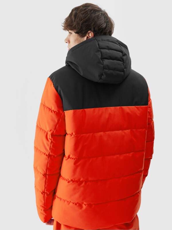 Men s synthetic fill down ski jacket red 4F Sportswear and shoes