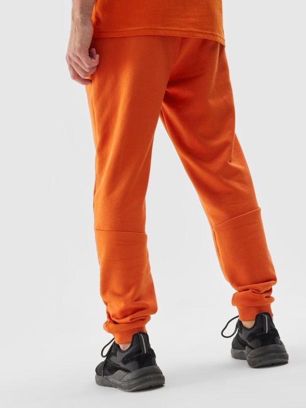 Orange jogger sweatpants sale