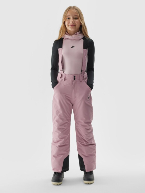 Pink ski overalls on sale