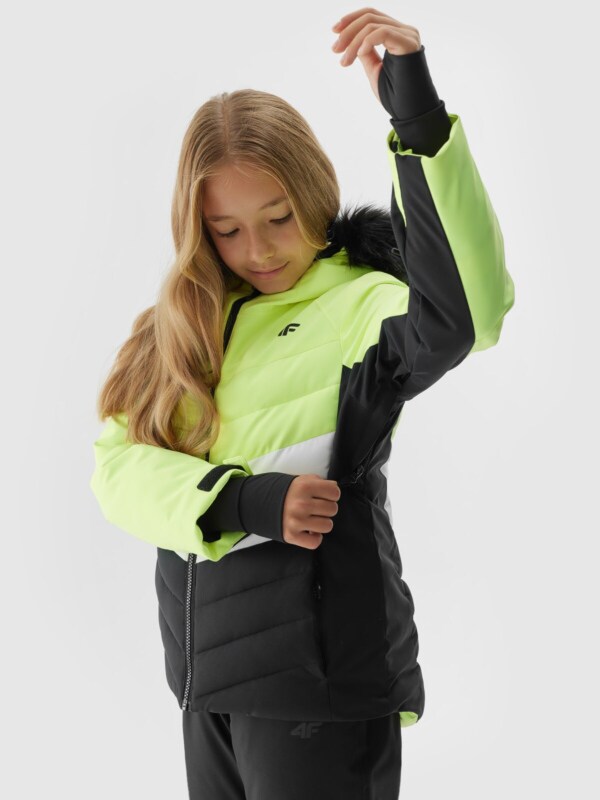 Lime green womens ski jacket best sale