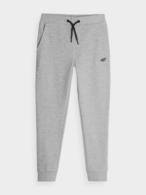 Boy s joggers sweatpants grey 4F Sportswear and shoes