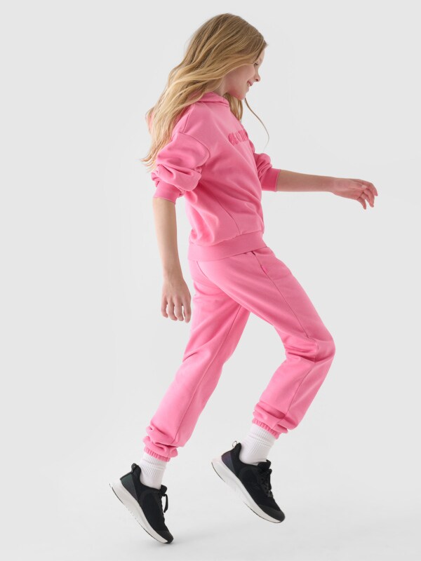 Pink colored sweatpants deals
